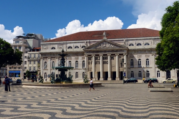 Zdjęcie z Portugalii - Teatro Nacional D. Maria II - Teatr Narodowy Marii II)