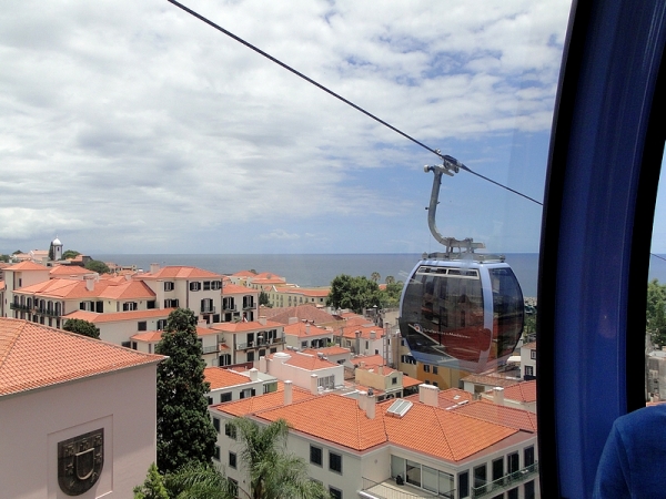 Zdjęcie z Portugalii - Nad dachami Funchal