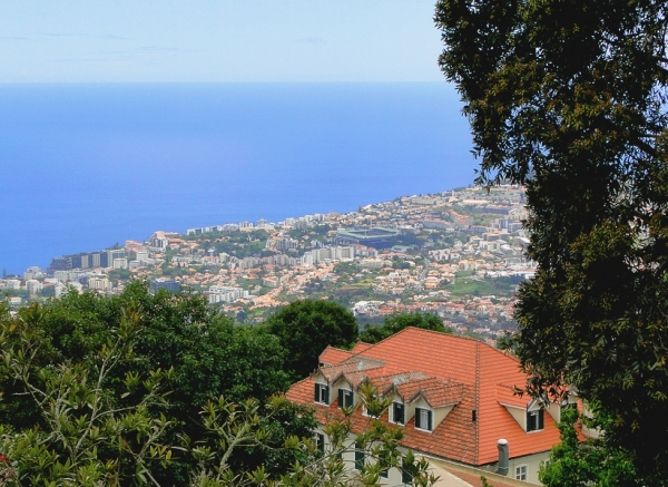 Zdjęcie z Portugalii - Widok na miasto z tarasu przy kościele na Monte
