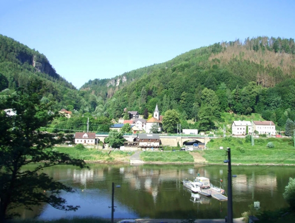 Zdjęcie z Czech - przejazd nad Łabą