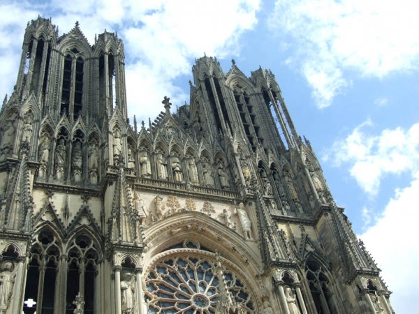 Zdjęcie z Francji - katedra w Reims
