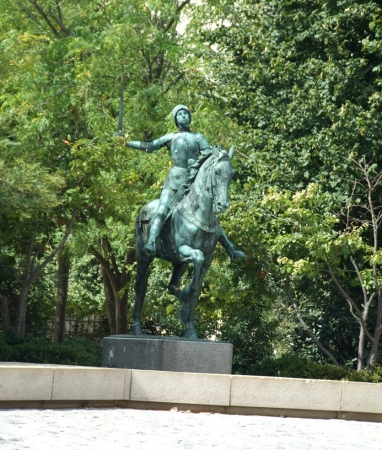 Zdjęcie z Francji - statua Joanny d