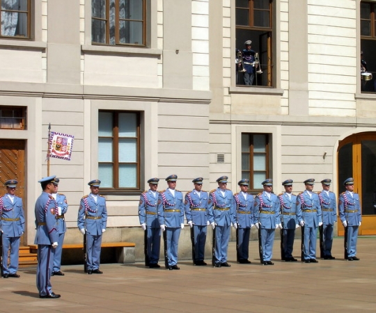 Zdjęcie z Czech - zmiana warty