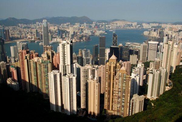 Zdjęcie z Chińskiej Republiki Ludowej - Hongkong Wzgórze Wiktorii