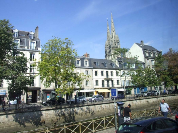 Zdjęcie z Francji - wjeżdżamy do Quimper