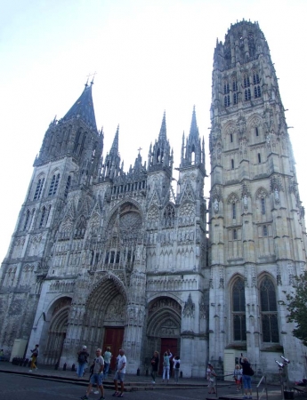 Zdjęcie z Francji - katedra w Rouen