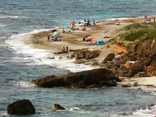 Zdjęcie z Włoch - bliżej wioski plaże są łagodniejsze