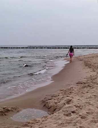 Zdjęcie z Polski - Plaża w Dziwnówku.