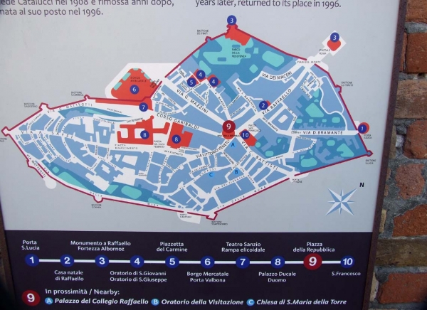 Zdjęcie z Włoch - plan Urbino
