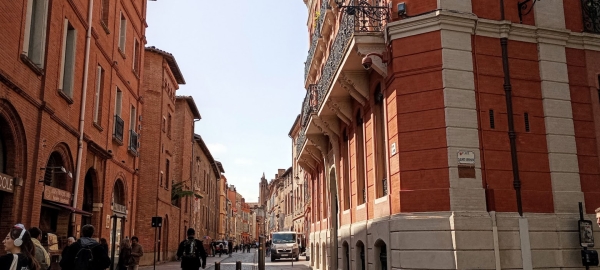 Zdjęcie z Francji - przechadzając się uliczkami Tuluzy