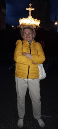 Zdjęcie z Francji - koleżanka robiąc mi zdjęcie - mnie "ukoronowała" :)) 