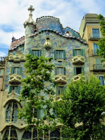Zdjęcie z Hiszpanii - słynna Casa Batlo - jest uznana za najpiękniejszą z nich ;