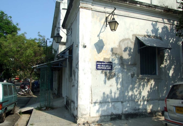 Zdjęcie z Indii - kolonialna część Puducherry