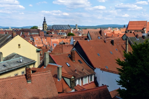Zdjęcie z Niemiec - kolejny na trasie jest naszpikowany zabytkami- historyczny Bamberg