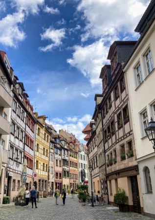 Zdjęcie z Niemiec - śliczna uliczka WEIßGERBERGASSE