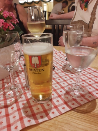 Zdjęcie z Niemiec - najpierw zimniutkie monachijskie, idealne na upał panujący tego dnia!