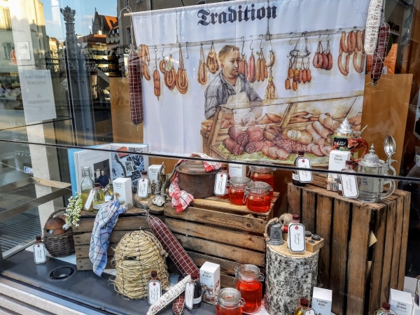 Zdjęcie z Niemiec - bawarskie specjały..., ale ja już nakupiłam brawurstów i innych kiełbas w Monachium, więc tym razem 