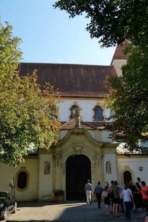 Zdjęcie z Niemiec - a tutaj zupełnie niepozorna z zewnątrz , za to powalająca wewnątrz - Alte Kapelle (Stara Kaplica)
