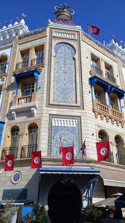 Zdjęcie z Tunezji - warto dodać, że to obiekt historyczny, w którym dawniej mieściła się ambasada brytyjska,  dlatego