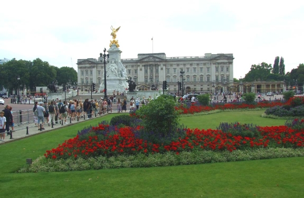 Zdjęcie z Wielkiej Brytanii - pałac Buckingham