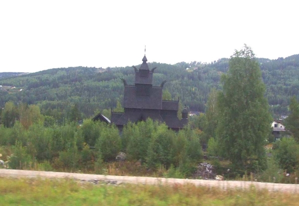Zdjęcie z Norwegii - za oknem