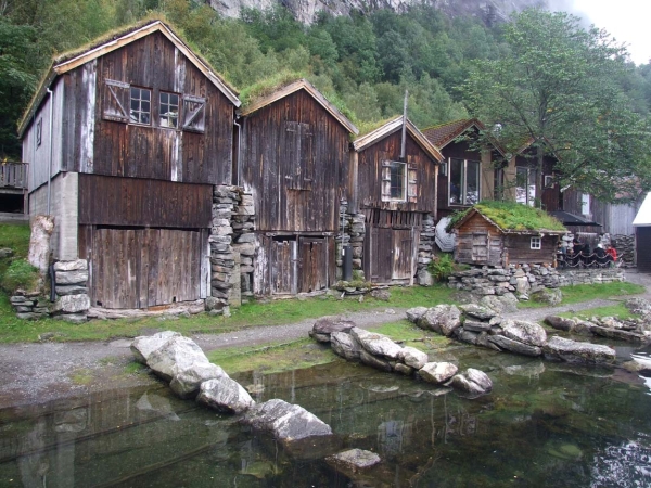 Zdjęcie z Norwegii - obok przystani