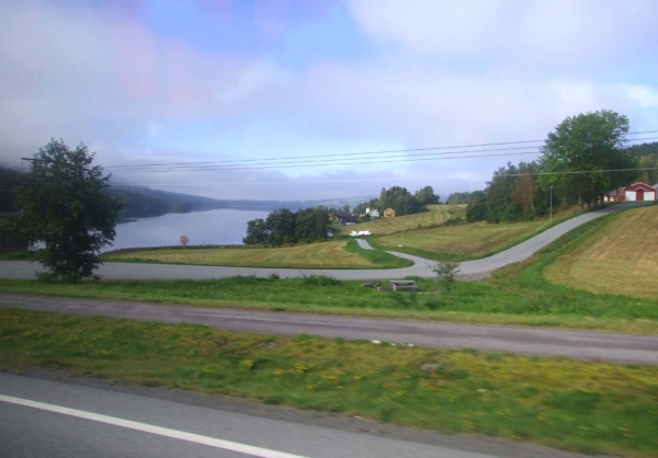 Zdjęcie z Norwegii - w stronę Trondheim