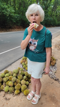 Zdjęcie ze Sri Lanki - Konsumując duriana