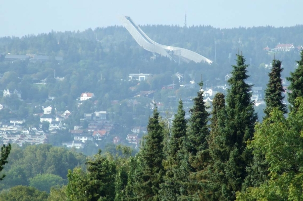 Zdjęcie z Norwegii - wchodzimy do Parku Frogner