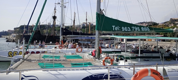 Zdjęcie z Portugalii - fantastycznie nam tu wieje i chłodzi 