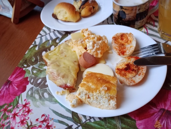 Zdjęcie z Bułgarii - a rankiem śniadanko i ruszamy dalej... i to tyle z Sofii...