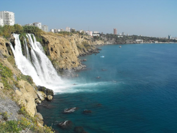 Zdjęcie z Turcji - wodospad w Antalya