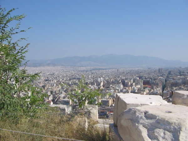 Zdjęcie z Grecji - panorama Aten