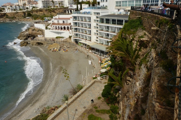 Zdjęcie z Hiszpanii - z prawej strony "Balkonu" - Playa el Salon