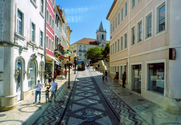 Zdjęcie z Portugalii - Aveiro- urocze miasteczko pełne cudownych chodników we wzorki :)