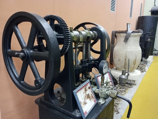 Zdjęcie z Hiszpanii - jest tu małe mini muzeum rodzinnej faktorii oliwy