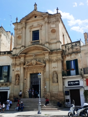 Zdjęcie z Włoch - kościół Santa Maria delle Grazie przy rzymskim amfiteatrze;