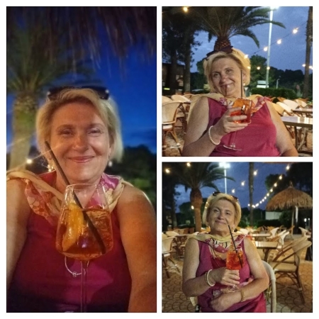 Zdjęcie z Włoch - wieczorem idziemy jeszcze do pobliskiej knajpki na ostatni aperol i żegnamy się już z Apulią ... :( 