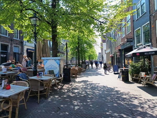 Zdjęcie z Holandii - uliczkami Delft...