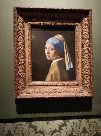 Zdjęcie z Holandii - Dziewczyna z Perłą - nawana Flamandzką Mona Lisą.... no stanąć z  oryginałem z 1665 roku  oko w oko 