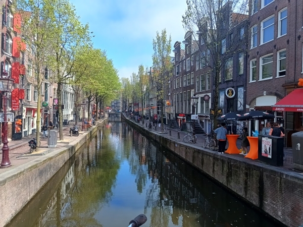 Zdjęcie z Holandii - kanały Amsterdamu