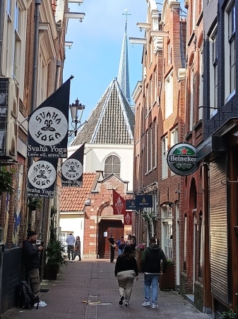 Zdjęcie z Holandii - zaułki Amsterdamu