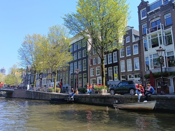 Zdjęcie z Holandii - nad kanałami Amsterdamu....
