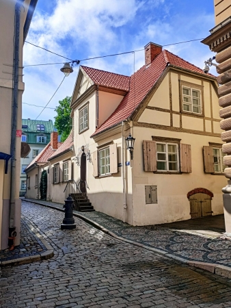 Zdjęcie z Łotwy - w zaułkach Rygi...