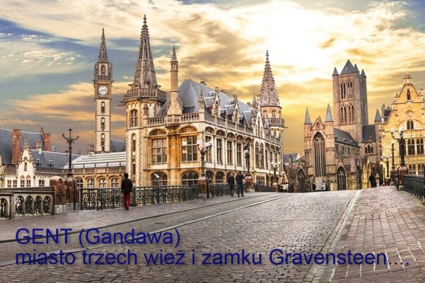 Zdjęcie z Belgii - przed nami cudna Gandawa
