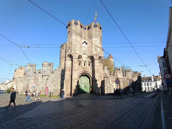 Zdjęcie z Belgii - Gandawa - zamek hrabiów Flandrii  - Gravensteen