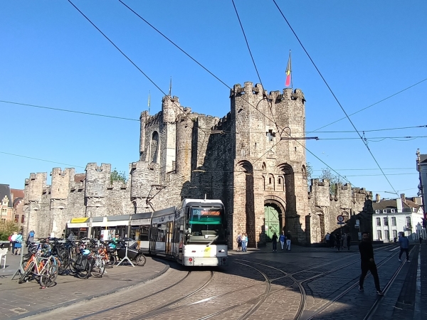 Zdjęcie z Belgii - Gandawa - zamek Gravensteen; 