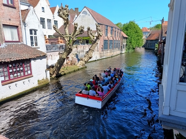 Zdjęcie z Belgii - Brugia - nad kanałami miasta...