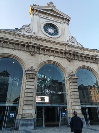 Zdjęcie z Belgii - dworzec w Namur