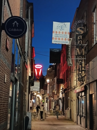 Zdjęcie z Belgii - Namur wieczorową porą....